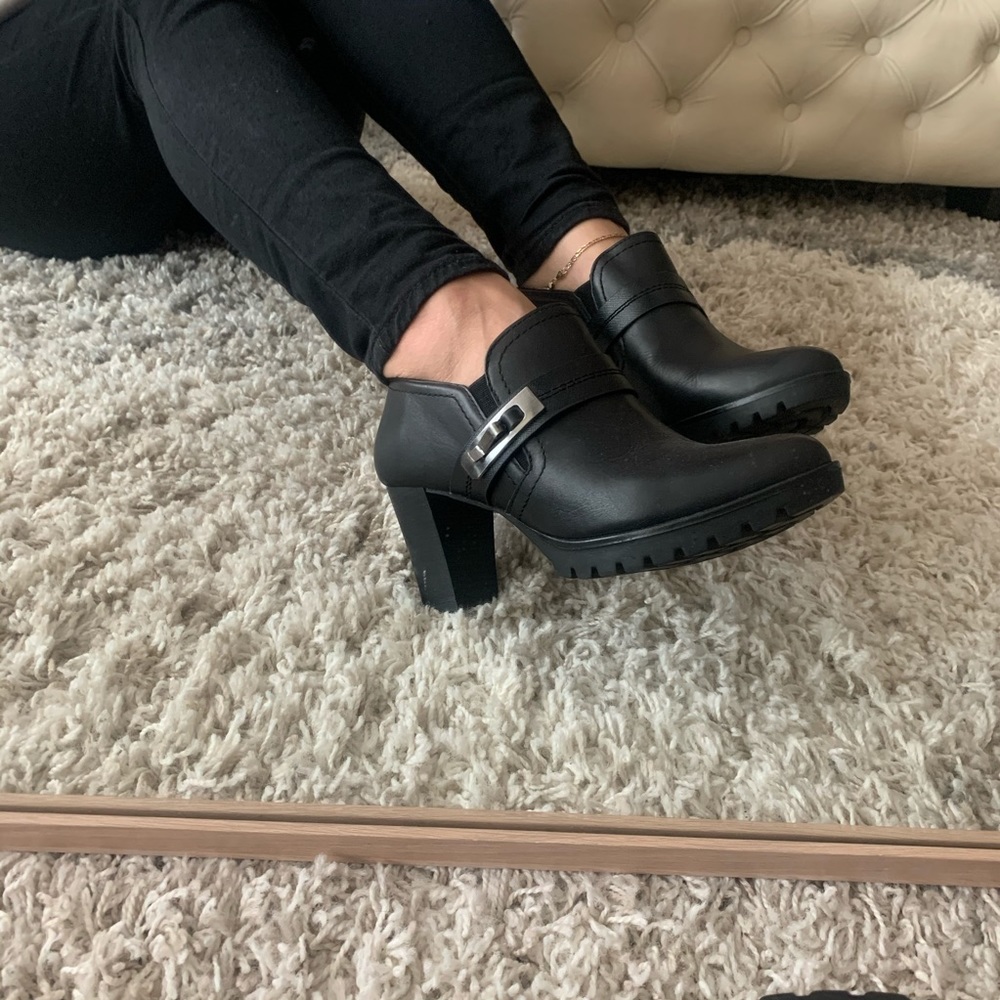 Back Rubber Sole Ankle Booty